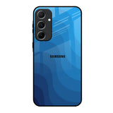 Blue Wave Abstract Samsung Galaxy A55 5G Glass Back Cover Online
