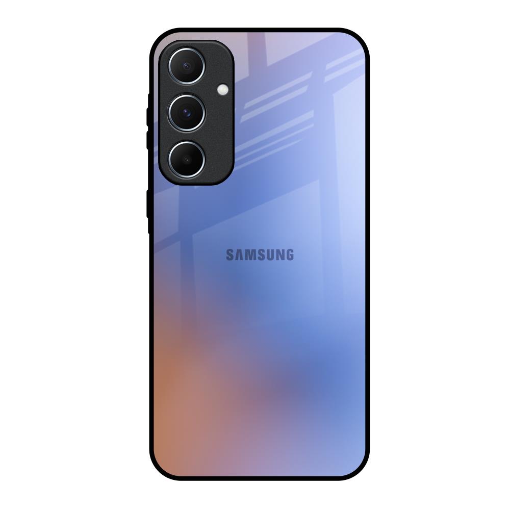 Blue Aura Samsung Galaxy A55 5G Glass Back Cover Online