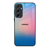 Blue & Pink Ombre Samsung Galaxy A55 5G Glass Back Cover Online