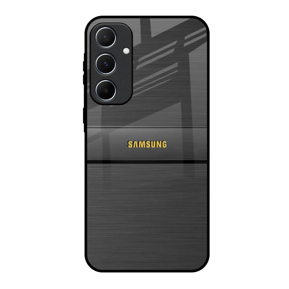Grey Metallic Glass Samsung Galaxy A55 5G Glass Back Cover Online