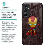 Angry Baby Super Hero Glass Case for Samsung Galaxy A55 5G
