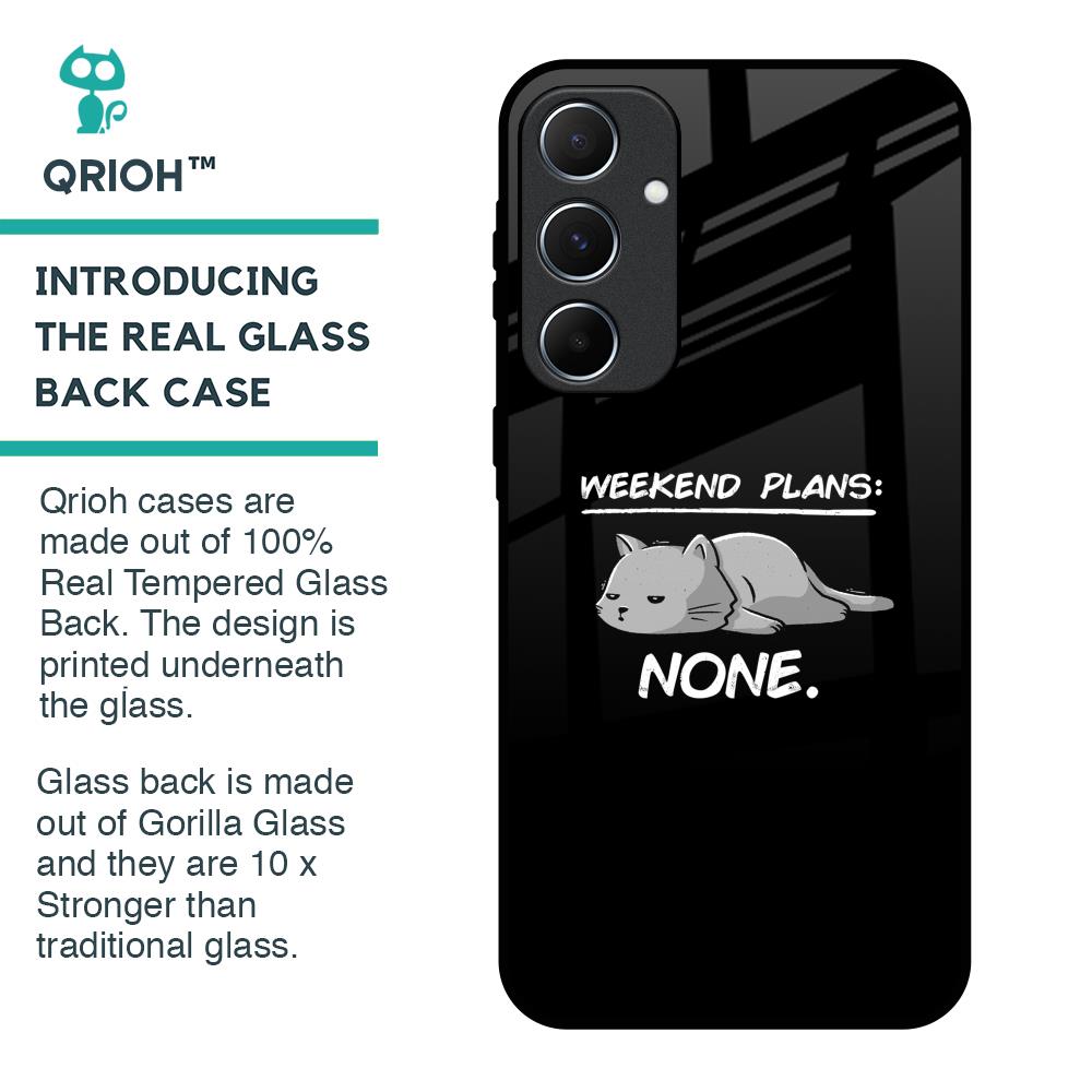 Weekend Plans Glass Case for Samsung Galaxy A55 5G