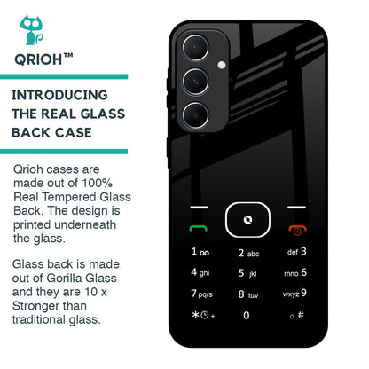 Classic Keypad Pattern Glass Case for Samsung Galaxy A55 5G