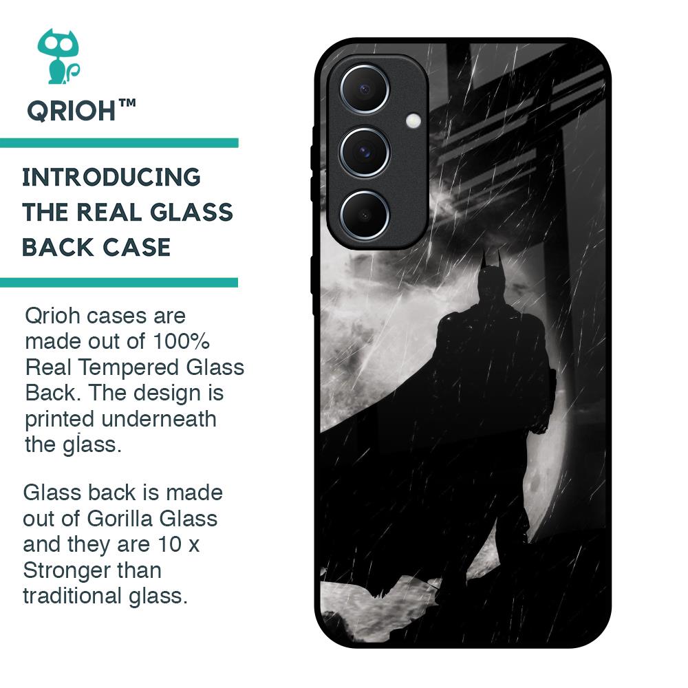 Dark Warrior Hero Glass Case for Samsung Galaxy A55 5G