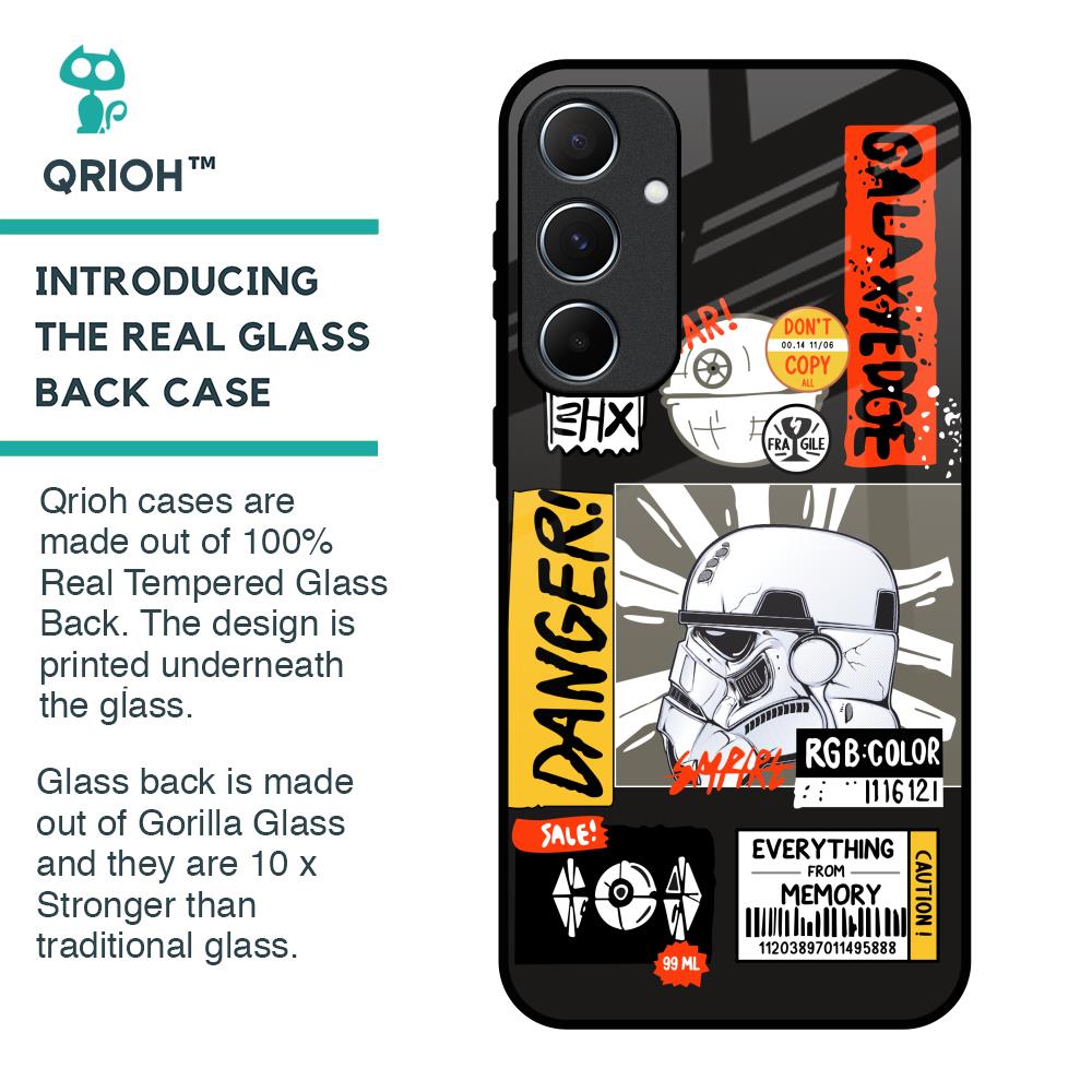 Galaxy Edge Glass Case for Samsung Galaxy A55 5G