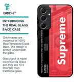 Supreme Ticket Glass Case for Samsung Galaxy A55 5G