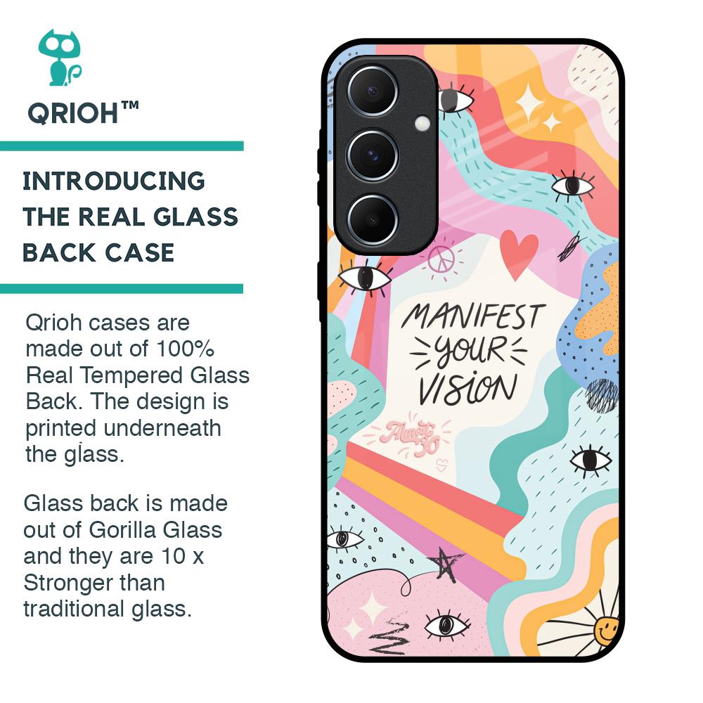 Vision Manifest Glass Case for Samsung Galaxy A55 5G