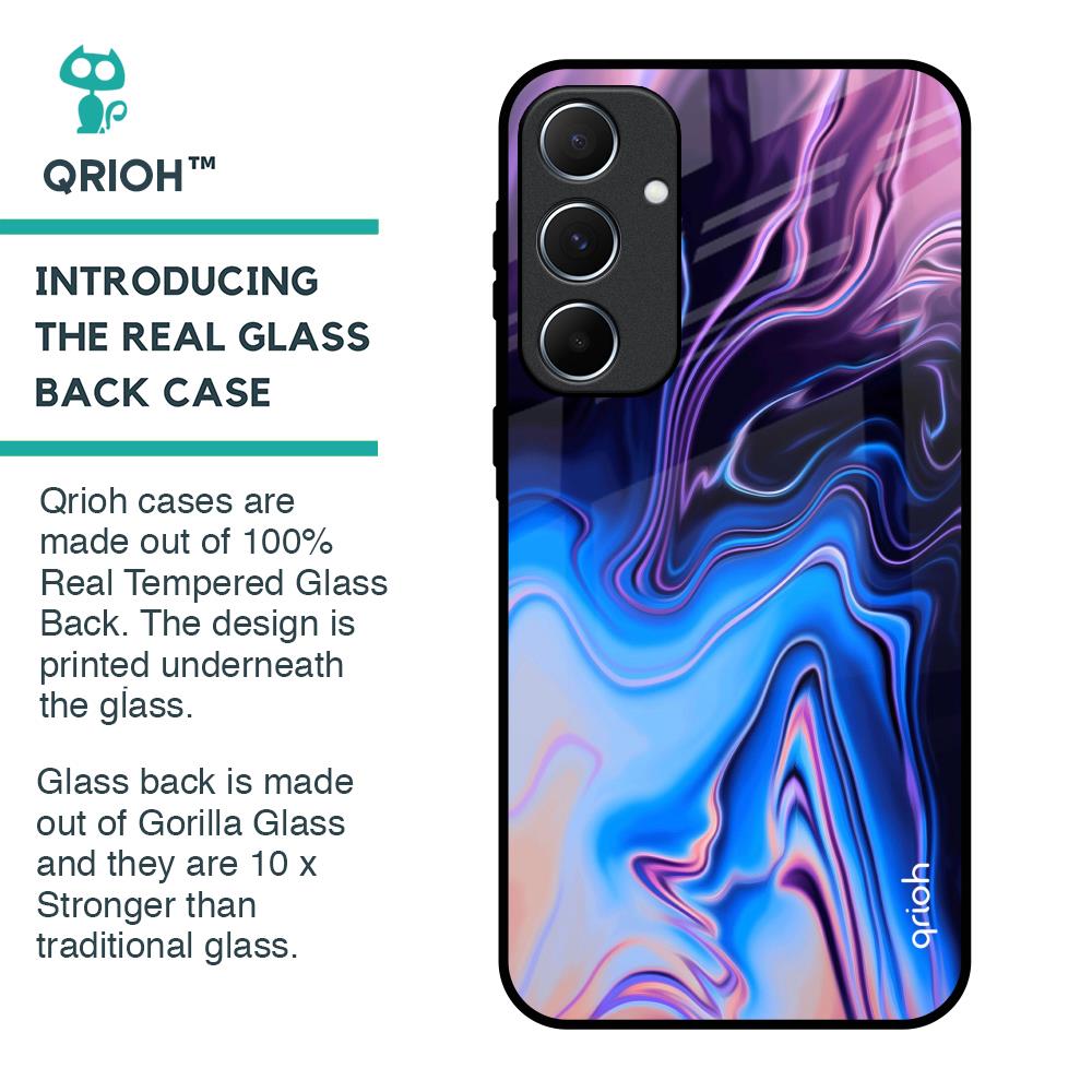 Psychic Texture Glass Case for Samsung Galaxy A55 5G