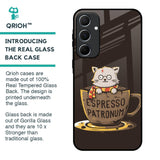 Tea With Kitty Glass Case For Samsung Galaxy A55 5G