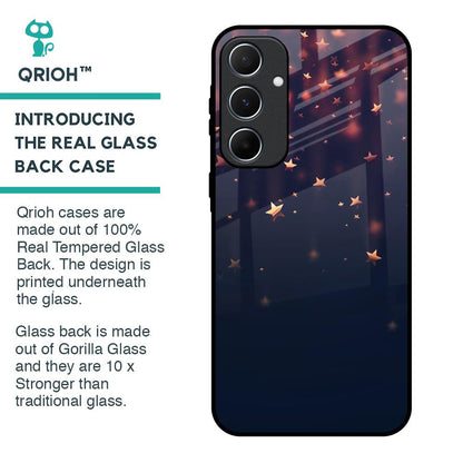 Falling Stars Glass Case For Samsung Galaxy A55 5G