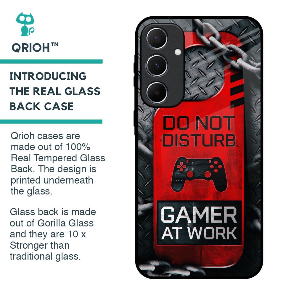 Do No Disturb Glass Case For Samsung Galaxy A55 5G