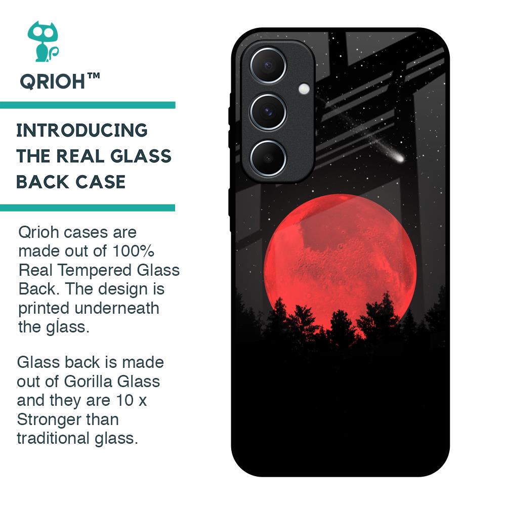 Moonlight Aesthetic Glass Case For Samsung Galaxy A55 5G