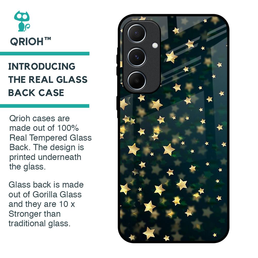 Dazzling Stars Glass Case For Samsung Galaxy A55 5G
