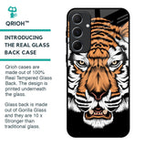 Angry Tiger Glass Case For Samsung Galaxy A55 5G