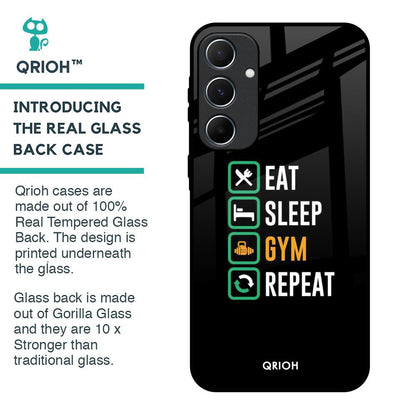 Daily Routine Glass Case for Samsung Galaxy A55 5G