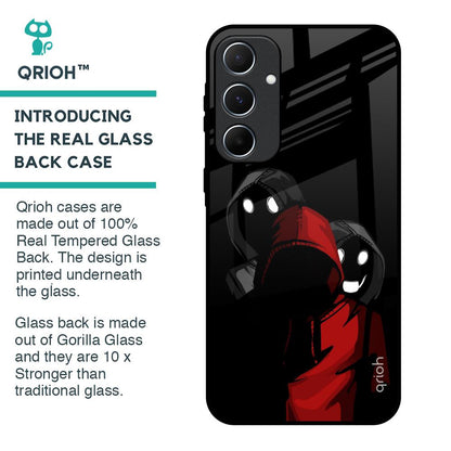 Shadow Character Glass Case for Samsung Galaxy A55 5G