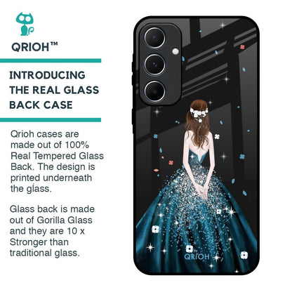 Queen Of Fashion Glass Case for Samsung Galaxy A55 5G