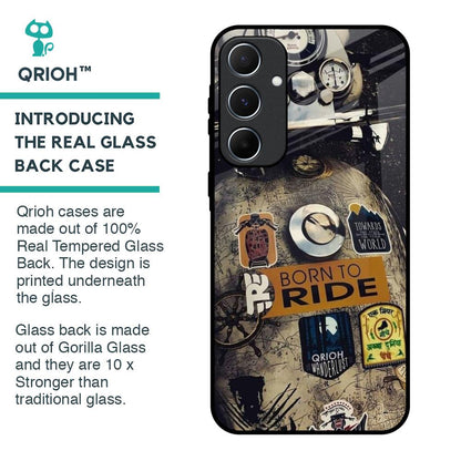 Ride Mode On Glass Case for Samsung Galaxy A55 5G