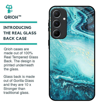 Sea Water Glass Case for Samsung Galaxy A55 5G