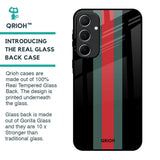 Vertical Stripes Glass Case for Samsung Galaxy A55 5G