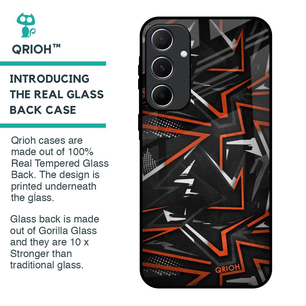 Vector Art Glass Case for Samsung Galaxy A55 5G