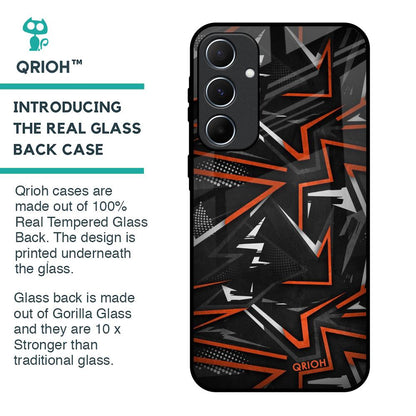 Vector Art Glass Case for Samsung Galaxy A55 5G