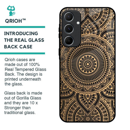 Luxury Mandala Glass Case for Samsung Galaxy A55 5G