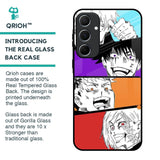 Anime Sketch Glass Case for Samsung Galaxy A55 5G