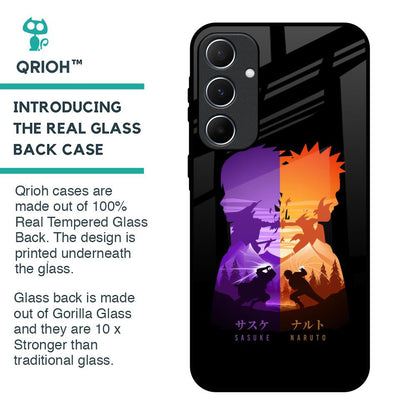 Minimalist Anime Glass Case for Samsung Galaxy A55 5G
