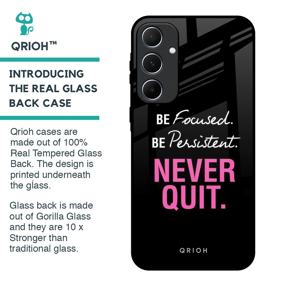 Be Focused Glass Case for Samsung Galaxy A55 5G