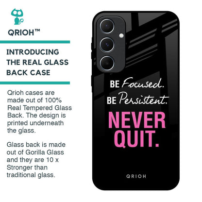Be Focused Glass Case for Samsung Galaxy A55 5G