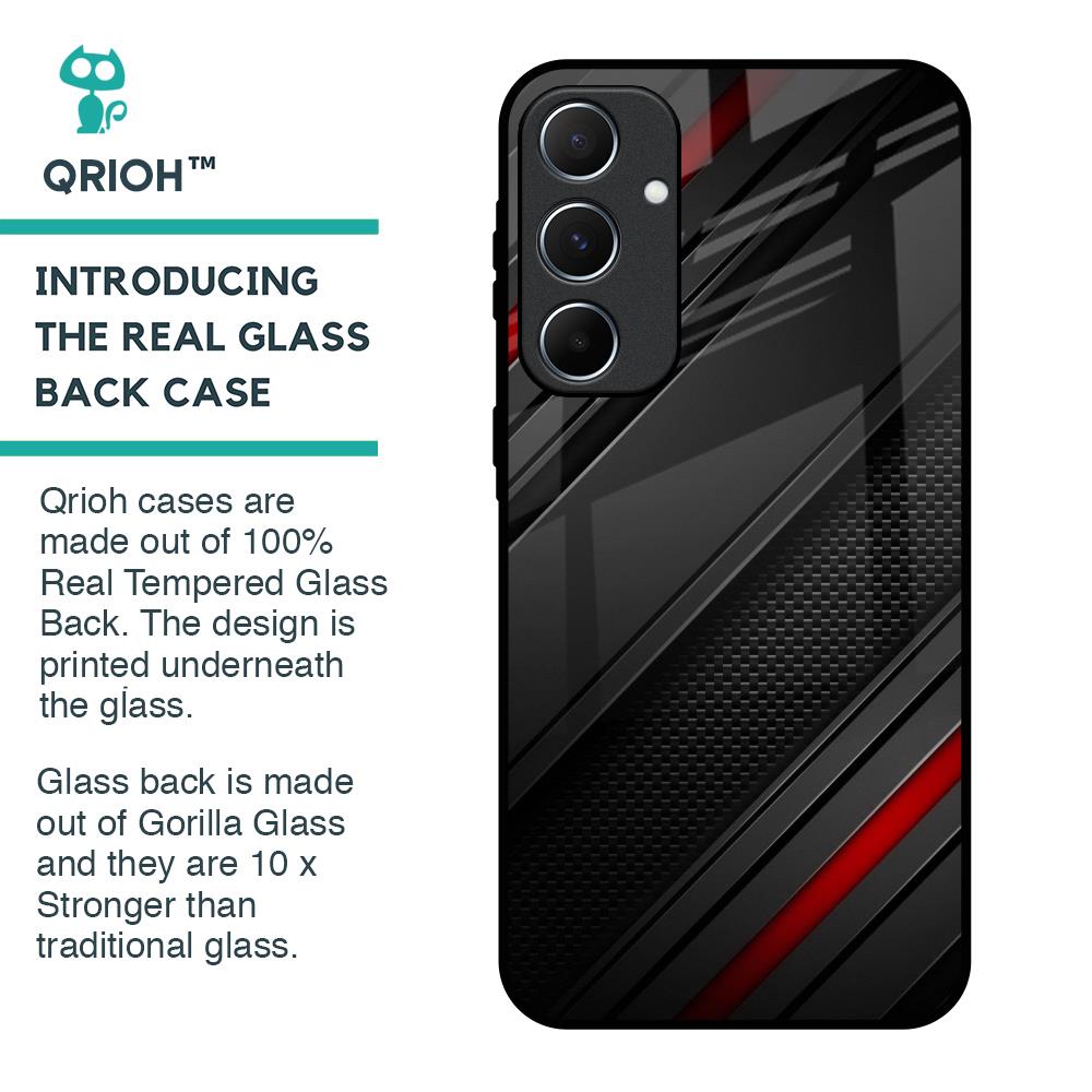 Modern Abstract Glass Case for Samsung Galaxy A55 5G