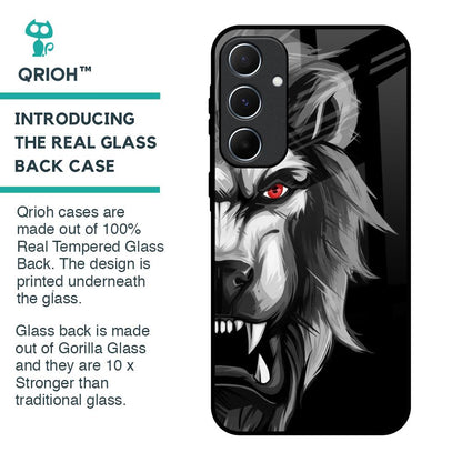 Wild Lion Glass Case for Samsung Galaxy A55 5G