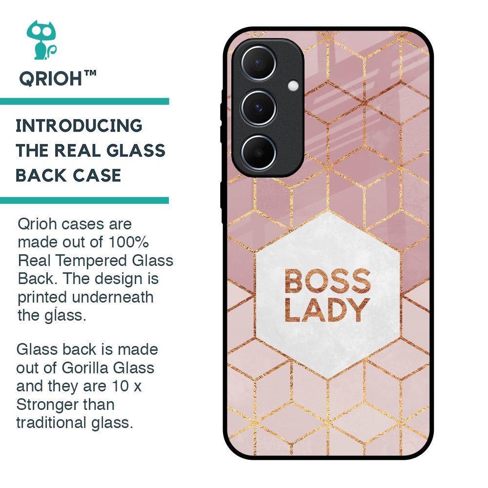 Boss Lady Glass Case for Samsung Galaxy A55 5G