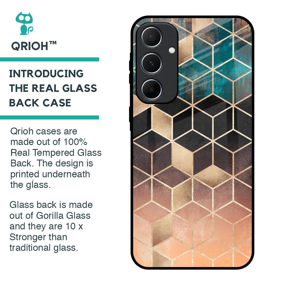 Bronze Texture Glass Case for Samsung Galaxy A55 5G