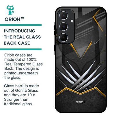 Black Warrior Glass Case for Samsung Galaxy A55 5G