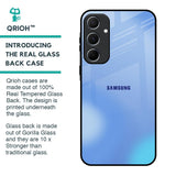 Vibrant Blue Texture Glass Case for Samsung Galaxy A55 5G