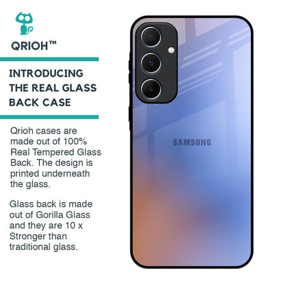 Blue Aura Glass Case for Samsung Galaxy A55 5G