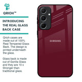 Classic Burgundy Glass Case for Samsung Galaxy A55 5G