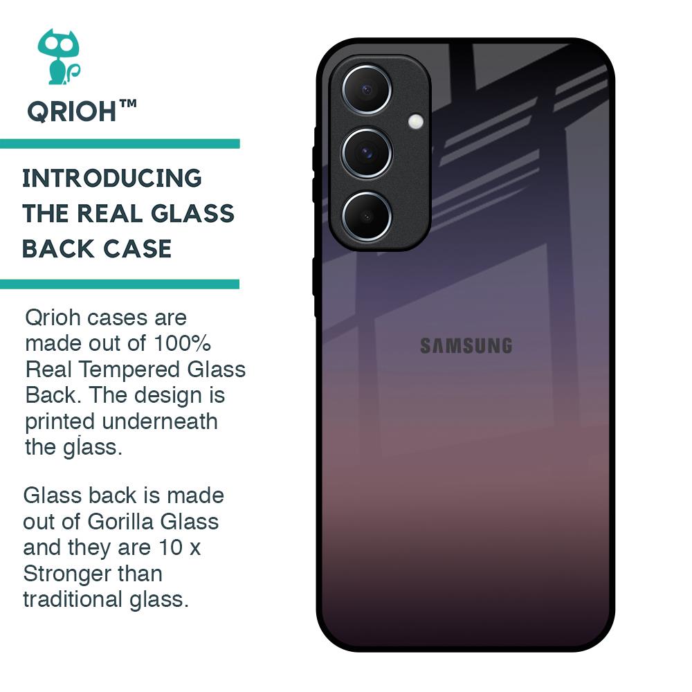Grey Ombre Glass Case for Samsung Galaxy A55 5G
