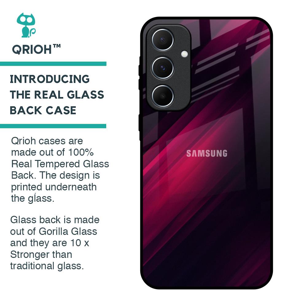 Razor Black Glass Case for Samsung Galaxy A55 5G