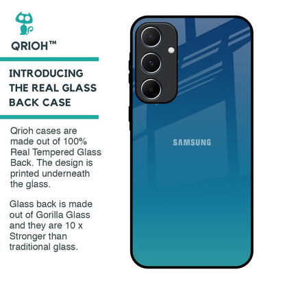 Celestial Blue Glass Case For Samsung Galaxy A55 5G