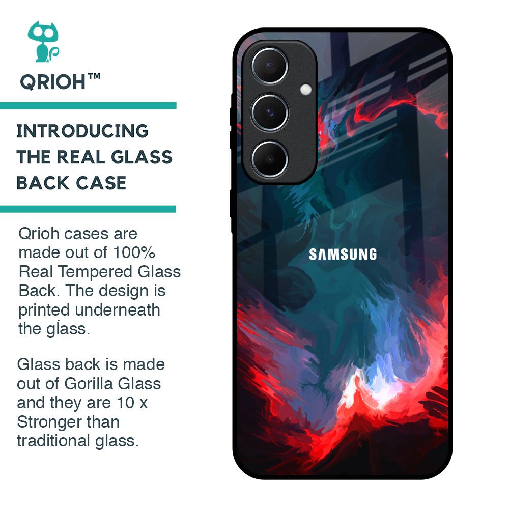 Brush Art Glass Case For Samsung Galaxy A55 5G