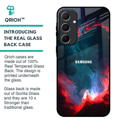 Brush Art Glass Case For Samsung Galaxy A55 5G