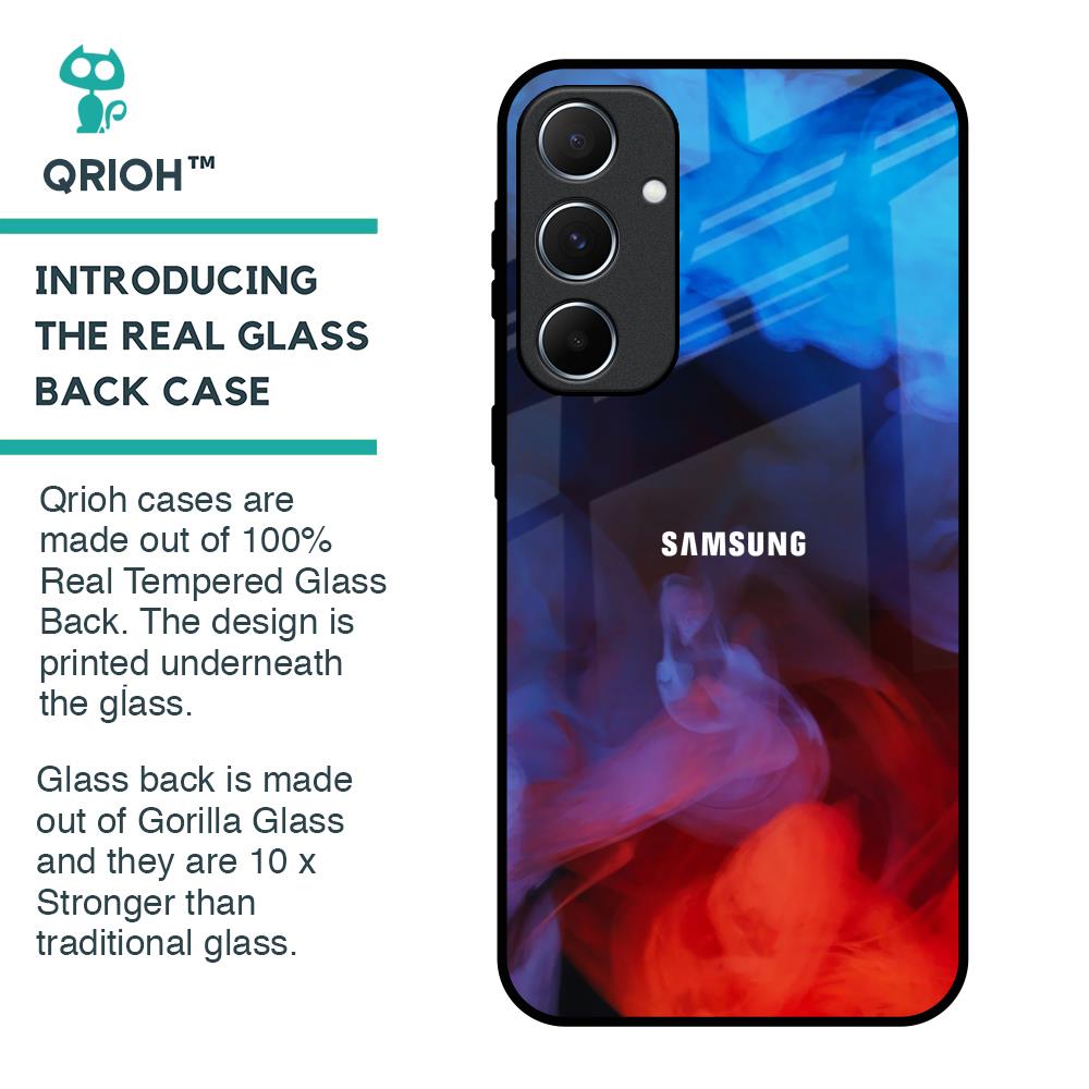 Dim Smoke Glass Case for Samsung Galaxy A55 5G