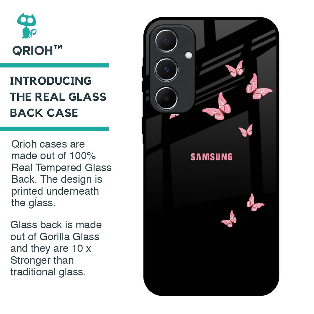Fly Butterfly Glass Case for Samsung Galaxy A55 5G