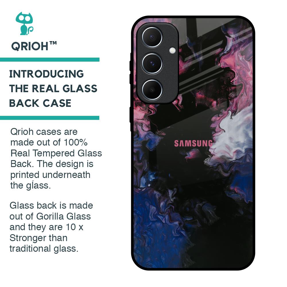 Smudge Brush Glass case for Samsung Galaxy A55 5G
