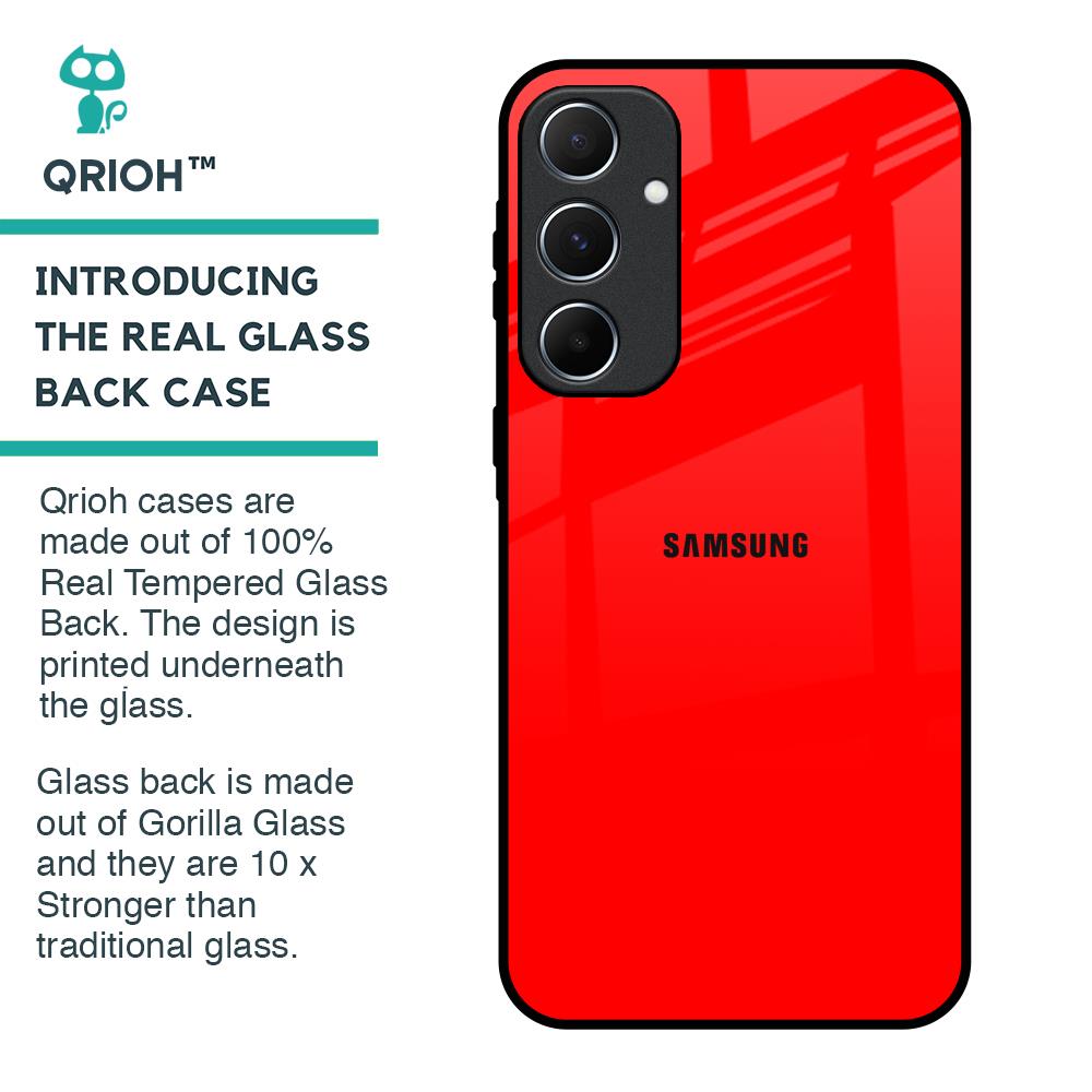 Blood Red Glass Case for Samsung Galaxy A55 5G