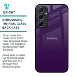Dark Purple Glass Case for Samsung Galaxy A55 5G