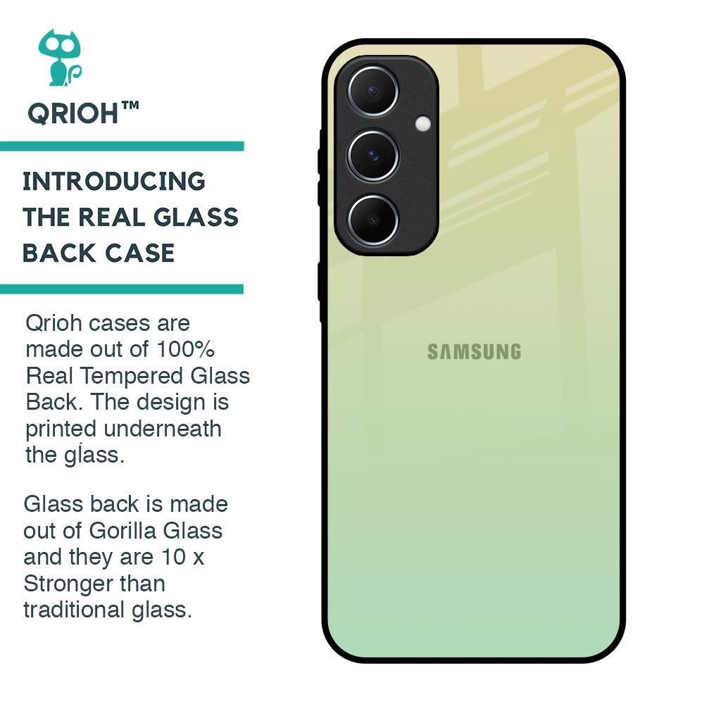 Mint Green Gradient Glass Case for Samsung Galaxy A55 5G